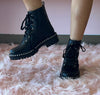 MIRA-4 Black Combat Boots