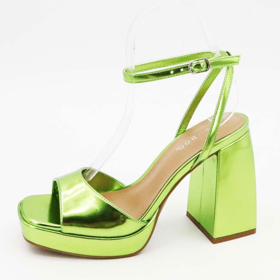 OMBRE-04 Green Metallic - ShoeNami