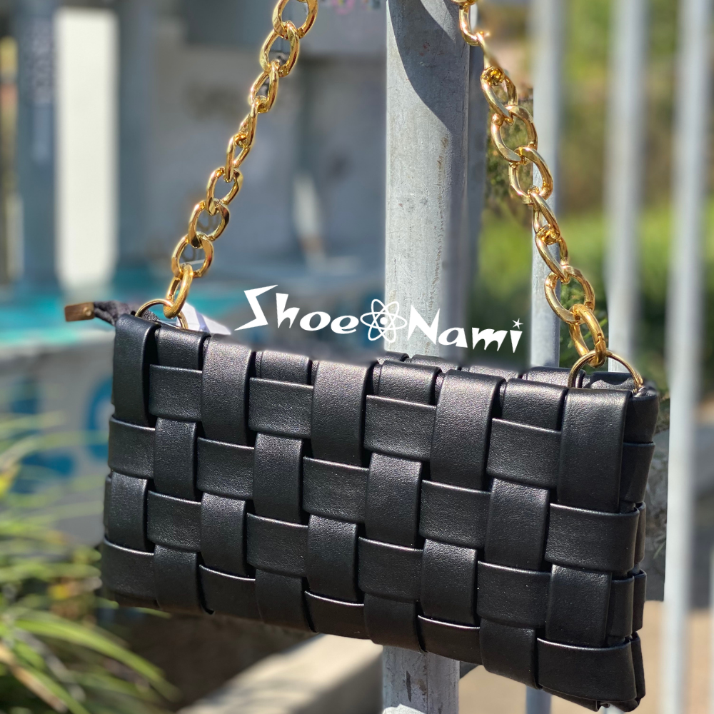 LATTICE PURSE Black - ShoeNami